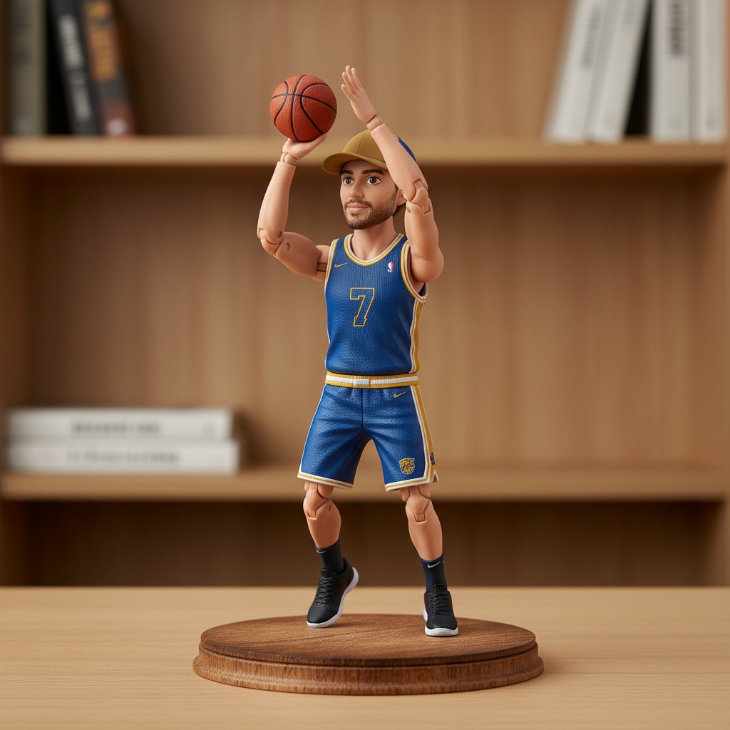 Basketball player figurine