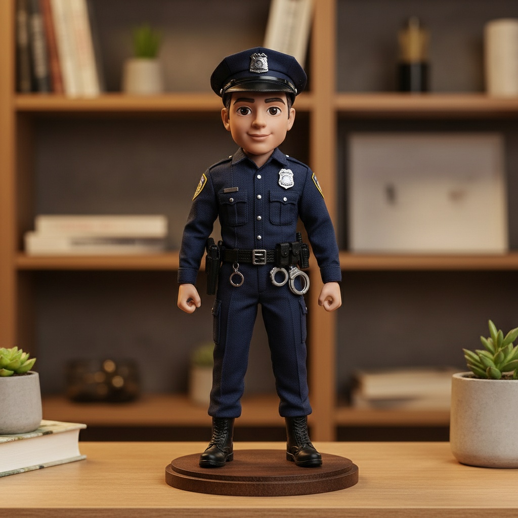 Police officer figurine