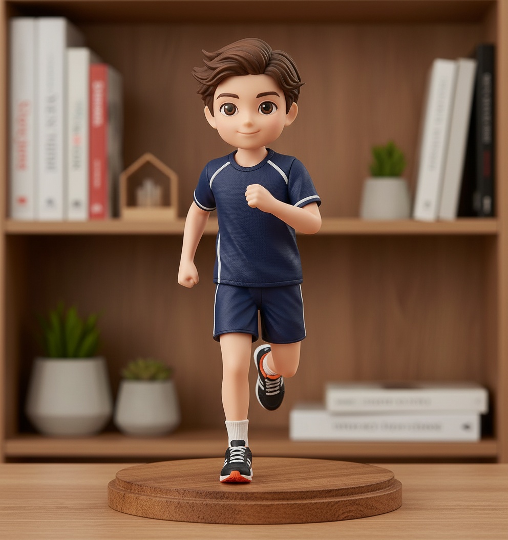 Runner figurine